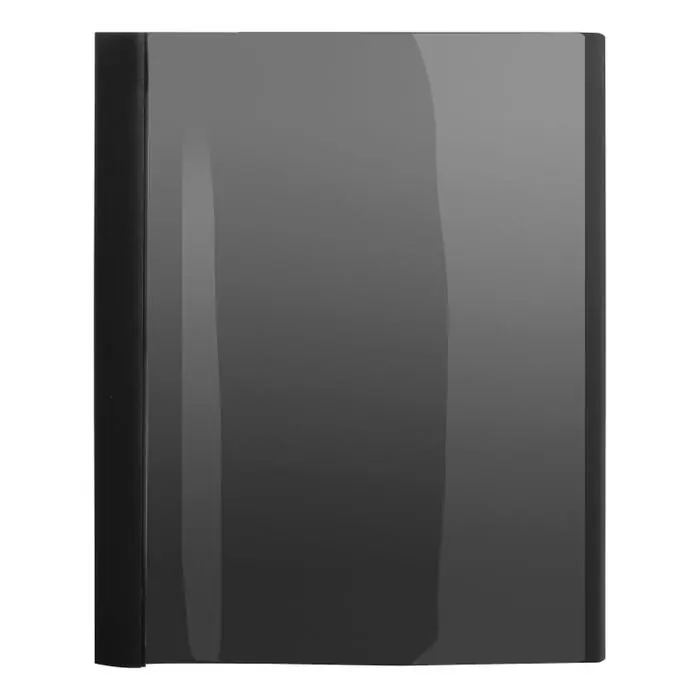Business Source Report Covers, 8-1/2 x 11 Inches, 1/2 Inch Sheet Capacity, Black, Pack of 25 Budget
